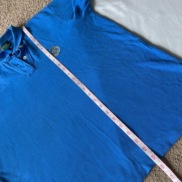 Bundle of Two Vintage Ralph Lauren White Blue Chest Crest Logo Short Sleeve Polo - Picture 13 of 13